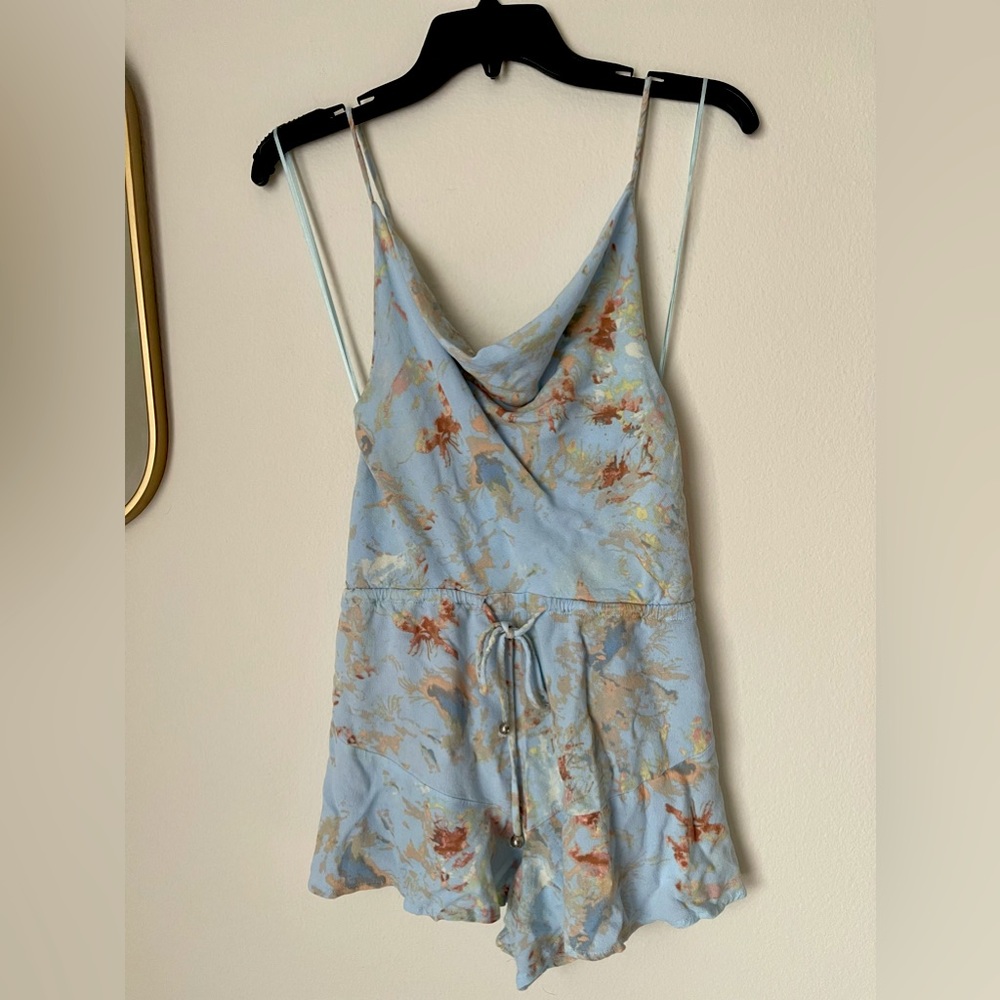 SKYLAR + MADISON Beautiful Light Blue Romper